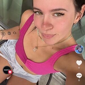 Target Fuchsia Bow Accent Bralette